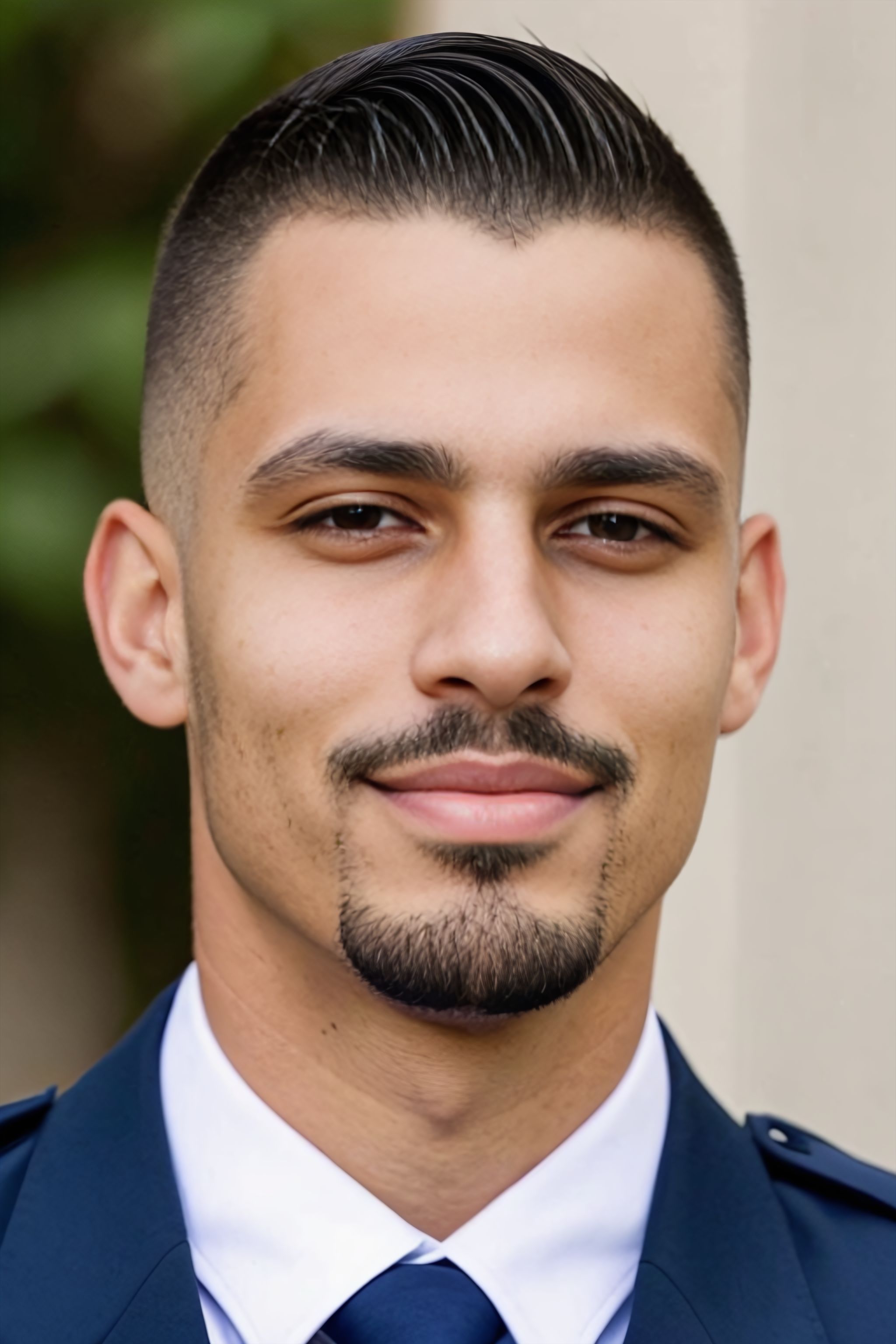 Portrait generated with Stable Diffusion.